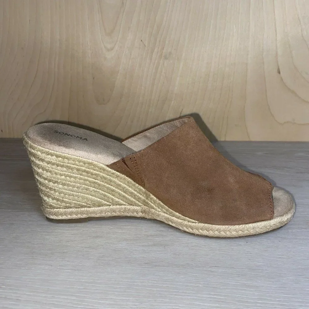 Sonoma Snalice Whiskey Leather Wedge Women's 9.5‎